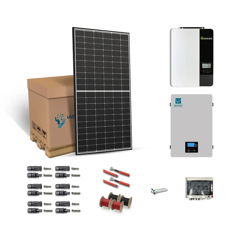 Kit Solaire W Autonome Growatt V V Kw Stockage Batterie